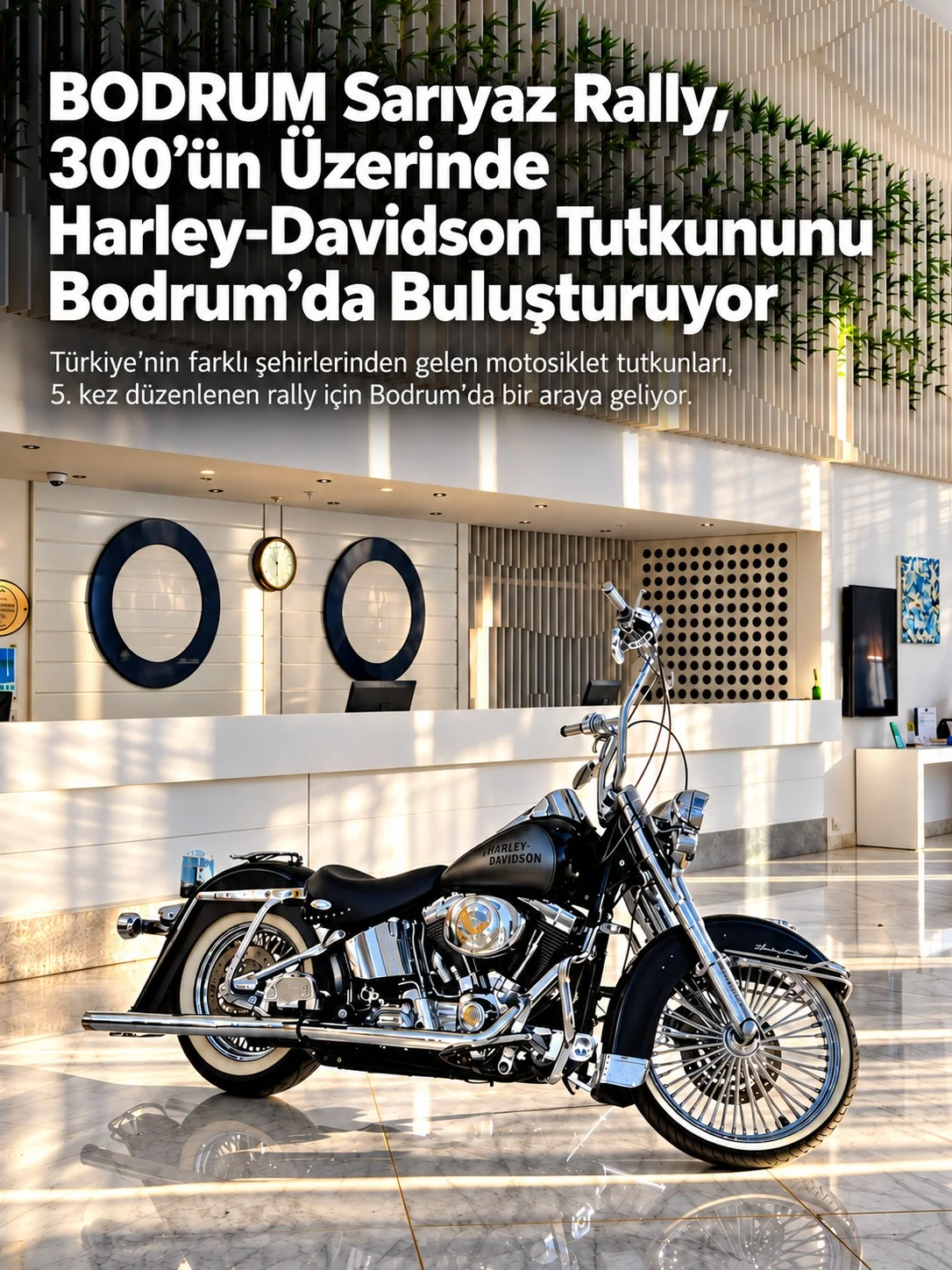Bodrum Sarıyaz Rally, 300’ün üzerinde Harley-Davidson tutkununu buluşturacak