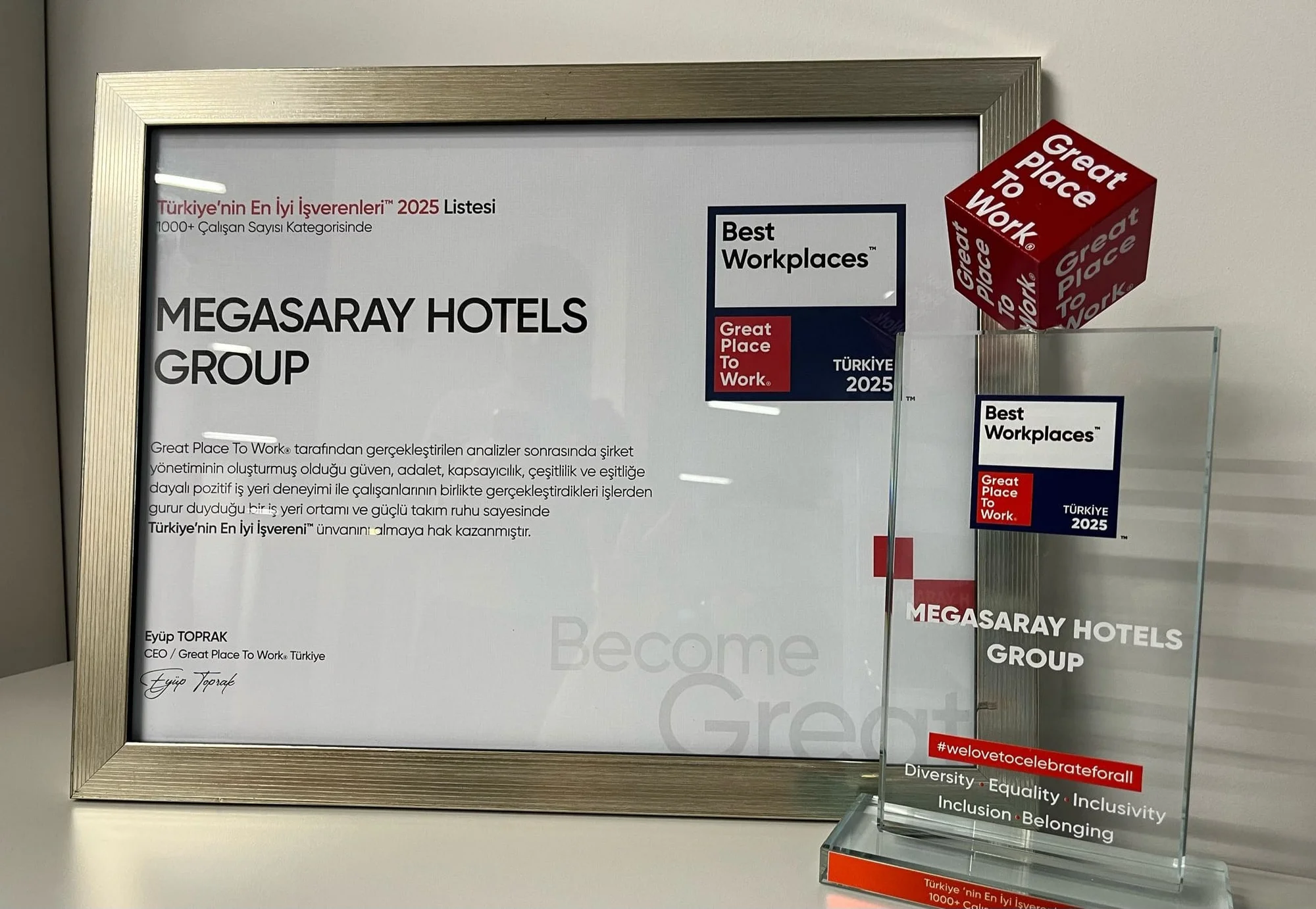 Megasaray Hotels, Türkiye’nin En İyi İşverenleri arasında!