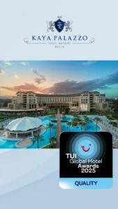 TUI’den Kaya Palazzo Golf Resort Belek’e prestijli ödül