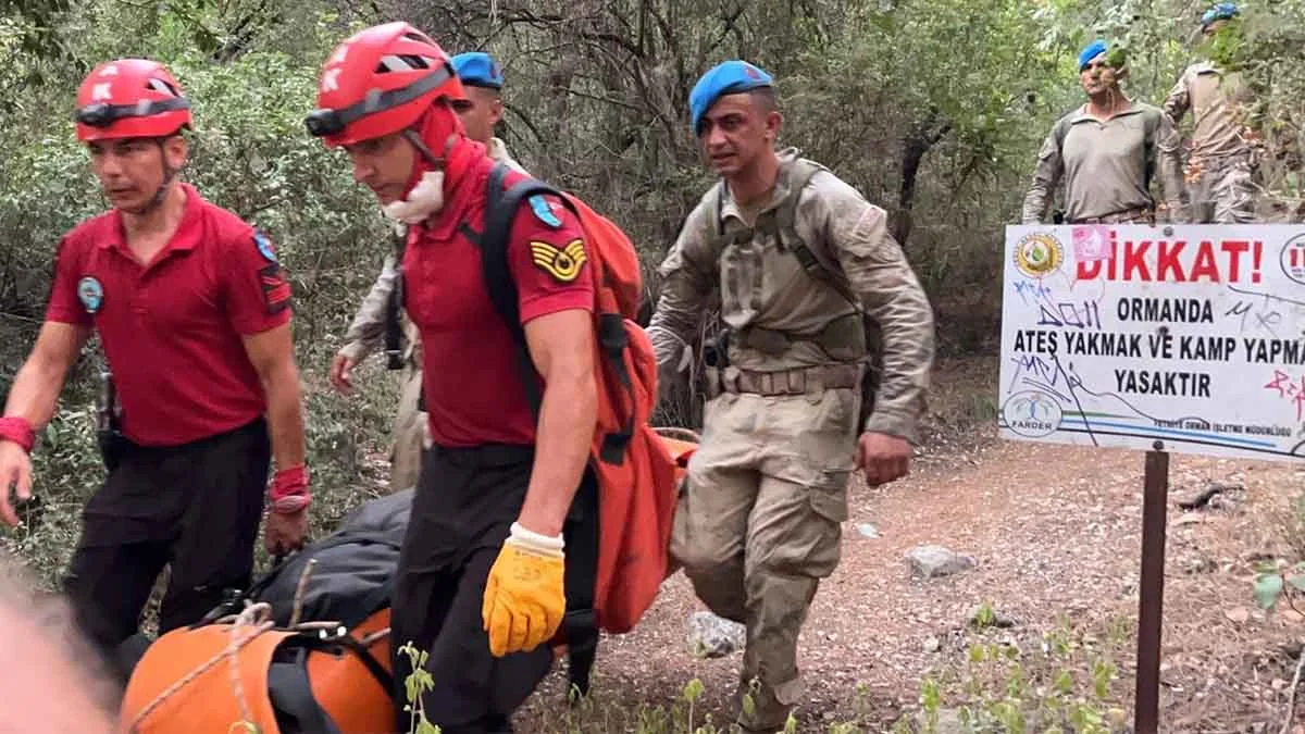 Likya Yolu'nda kaybolan Çinli turistin cansız bedenine ulaşıldı