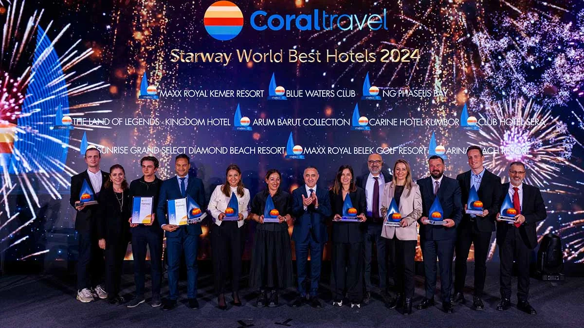 Coral Travel, dünyanın en iyi otellerini açıkladı...