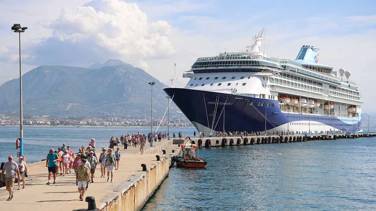 Alanya'nın kruvaziyer turizmi, pandemideki çöküşünden 4 yıl sonra toparlandı