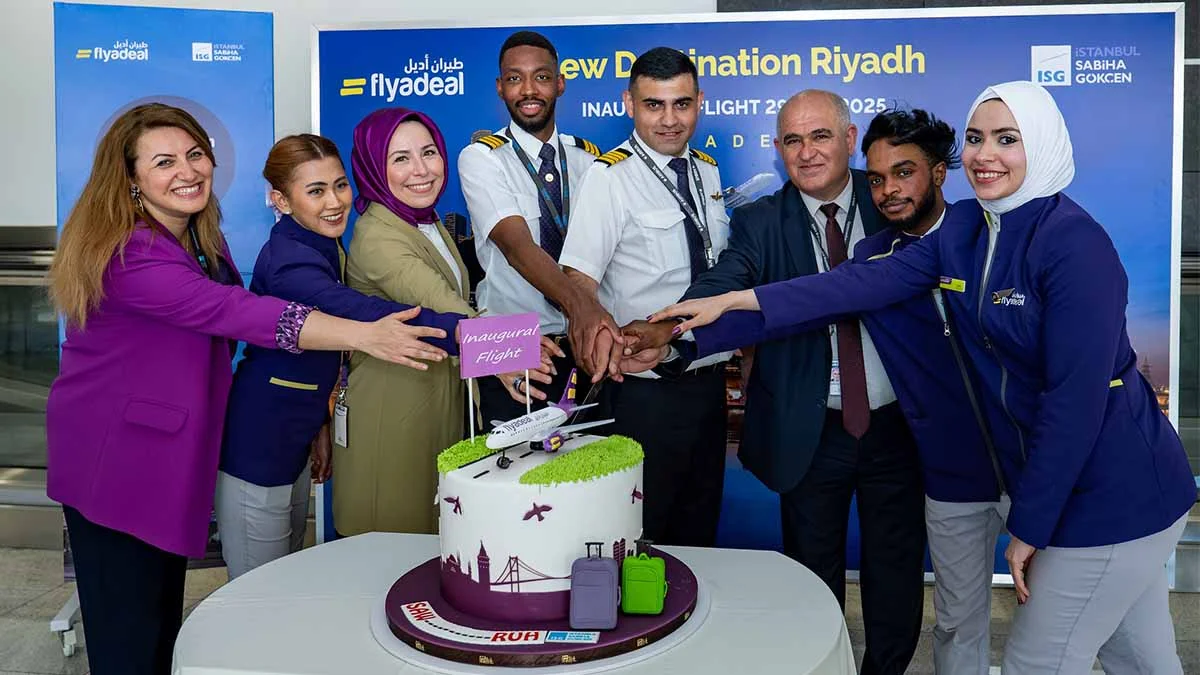Sabiha Gökçen Havalimanı, Flyadeal ile İstanbul ve Riyad’ı birbirine bağladı