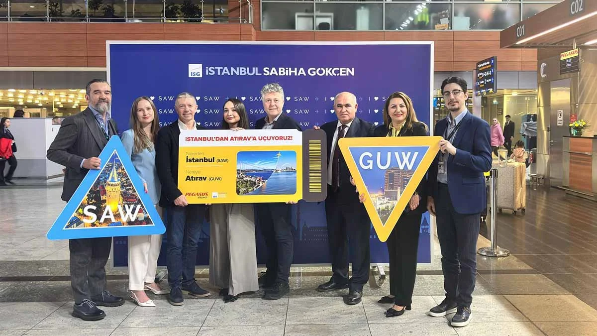 Sabiha Gökçen’den Kazakistan’ın liman şehri Atırav’a direkt uçuşlar başladı